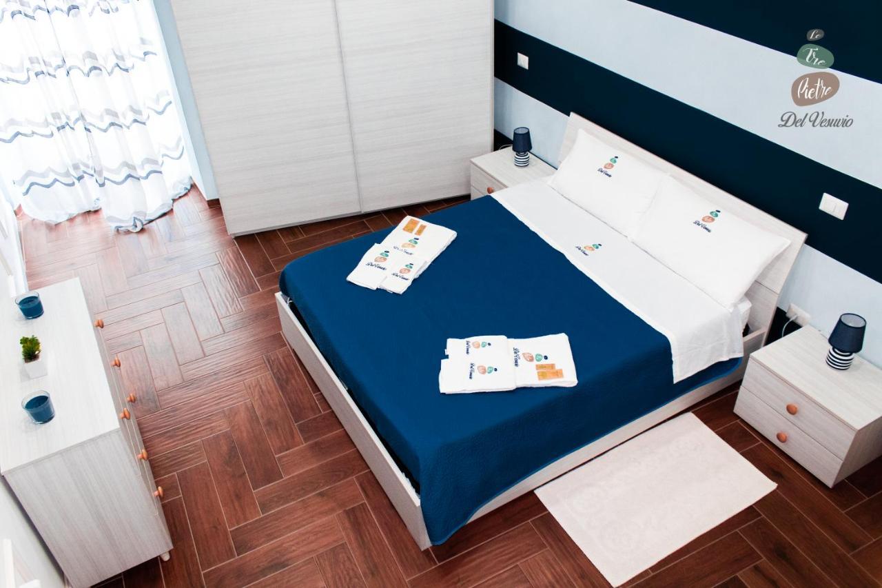 Le Tre Pietre Del Vesuvio Apartment Pompei Bagian luar foto