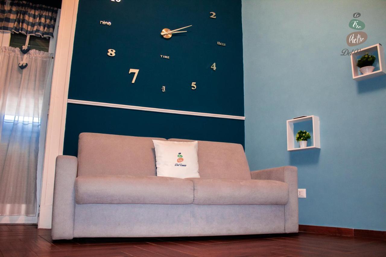 Le Tre Pietre Del Vesuvio Apartment Pompei Bagian luar foto