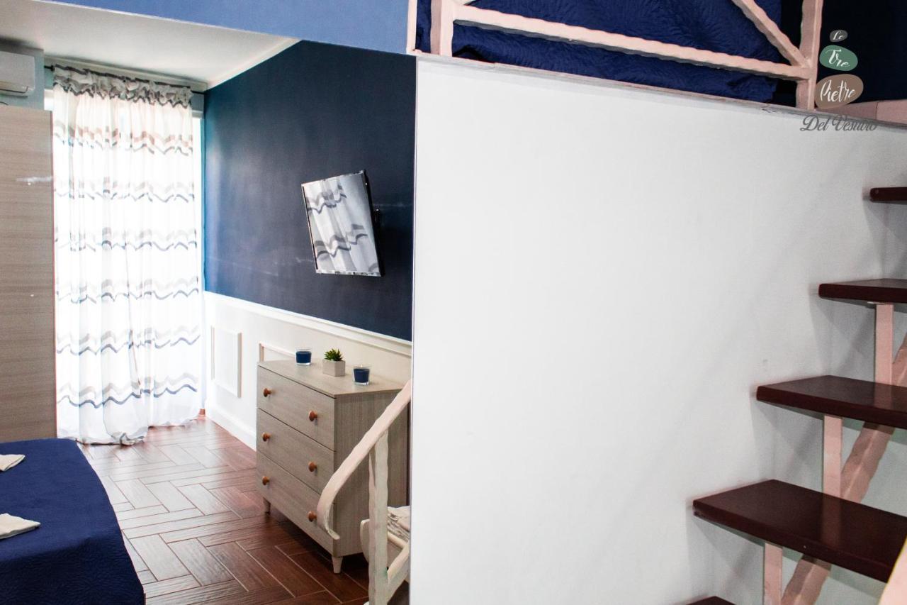 Le Tre Pietre Del Vesuvio Apartment Pompei Bagian luar foto