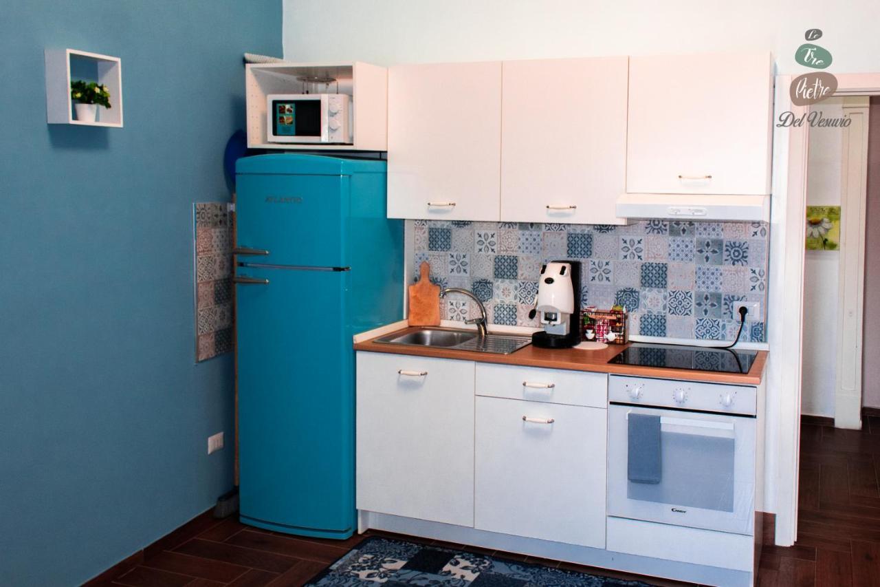 Le Tre Pietre Del Vesuvio Apartment Pompei Bagian luar foto
